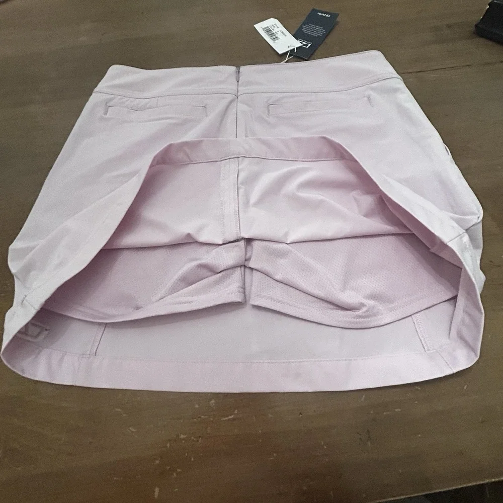 NWT Cutter & Buck CB Size S Skort DryTec Golf 50 UPF Pink Tennis Skirt Woman's - Picture 8 of 8